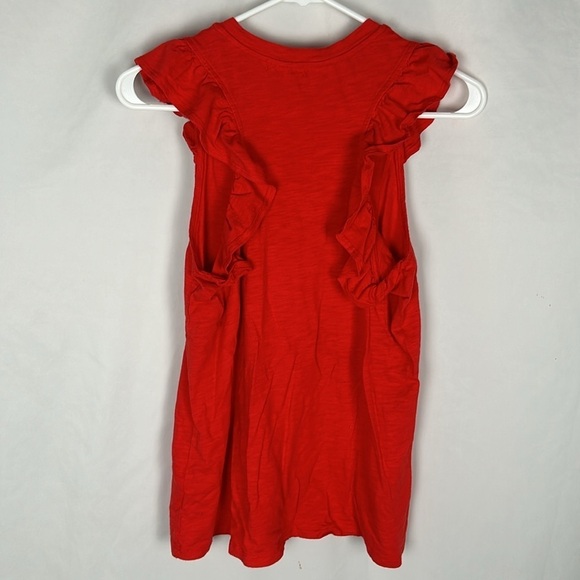 Altar'd State Coral Flutter Sleeve Top -Size Large - Picture 5 of 7